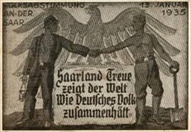 Saarland was established in 1920 after world war i as the territory of the saar basin, formed from land of prussia and bavaria saarland rejected the 1955 saar statute referendum, and joined the federal republic of germany as a state on 1. 1935 Saarland Plebiscite Returns Region To Nazi Germany World War Ii Day By Day