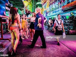 Soi Cowboy Red Light District Bangkok Thailand Distrito Da Luz Vermelha Bangcoc Luzes Vermelhas