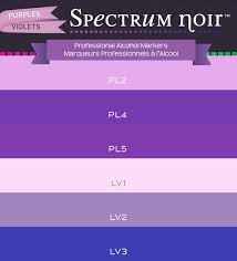 Color Charts Spectrum Noir Colouring System From Crafters