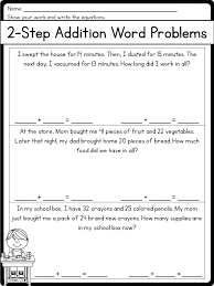 2nd Grade Math Word Problems Best Coloring Pages For Kids Addition Word Problems Addition Words 2nd Grade Math Worksheets