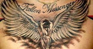 24 Spiritually Most Powerful Angel Tattoos Fallen Angel Tattoo Tattoos For Guys Angel Tattoos For Women