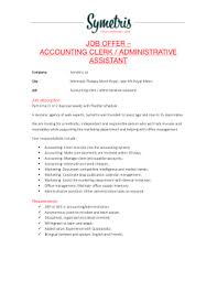 Jobalarm email einrichten oder löhne vergleichen. Accounting Clerk Assistant Job Description Template Free Download Free Pdf Books