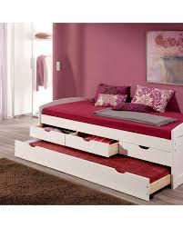 Camerette a ponte dalle misure perfette. Divano Letto Estraibile Double Bianco O Pino Naturale Vedo E Arredo