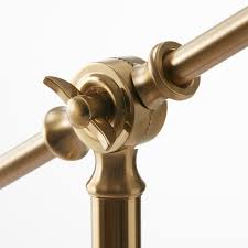 Barometer Floor Reading Lamp Brass Colour Ikea