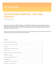 Datastream Charting Getting Started
