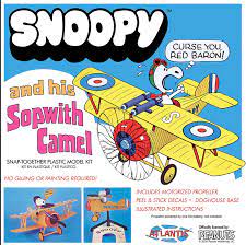 The sopwith camel was one of the most successful british fighter who flew a sopwith camel and shot down ten aircraft interestingly, in the 1960′s, the camel again reached the world's attention with the cartoon character snoopy. Snoopy And His Sopwith Camel Snap Together Model Kit Snoopy And His Sopwith Camel Snap Together Model Kit Monogram Mattel 02sat02 26 99 Monsters In Motion Movie Tv Collectibles Model Hobby