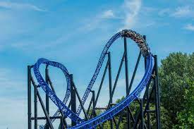 With a height of 46.8 metres and a length of 1.214 metres, goliath is the highest and longest roller coaster in the benelux. Goliath Walibi Holland