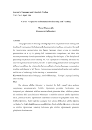 Context sentences for tidak hadir in english. Pdf Curent Perspectives On Pronunciation Learning And Teaching