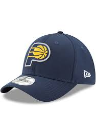 New Era Indiana Pacers Mens Navy Blue Team Classic 39thirty Flex Hat 59001970