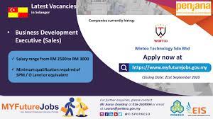 Manufacturer, trading company, buying office, agent, distributor/wholesaler, government ministry/bureau/commission, association, business. Myfuturejobs On Twitter Info Jawatan Kosong Terkini Di Negeri Selangor Dengan Kerjasama Majikan 1 Wintoo Technology Sdn Bhd Untuk Maklumat Lanjut Anda Boleh Layari Https T Co N9l5rpovww Untuk Mendaftar Secara Percuma Dan Membuat Permohonan