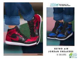 The sims 4 mods kids shoes nike, sims 4 children, kawaii, sims 4. Oranostr S Retro Reboot Retro Air Jordan Sneakers