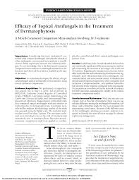 Pdf Efficacy Of Topical Antifungals In The Treatment Of