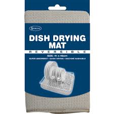 Carefully pour half of the mixture down the funnel, followed by 1 gallon of cold water and the rest of the hot mixture. Sperling Reversible Dish Drying Mat Big W