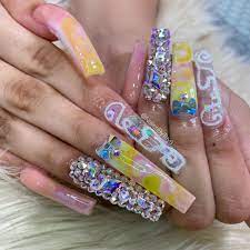 Gurrrrltayadidem On Instagram Me And My Friend Finna F Ck San Diego Up Freestyle Gurrrrltayadidem Long Acrylic Nails Cute Acrylic Nails Nails
