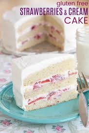 17 best images about gluten free easter recipes on. Strawberries Cream Gluten Free Cake Recipe Gluten Free Dessert