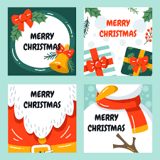 The empty christmas invitation card template in eps is a simple and easy to use christmas gift card that can be used by someone who likes to send personal hand written messages to the friends and family wishing merry christmas. Cute And Fun Christmas Card Template 1385986 Vector Art At Vecteezy
