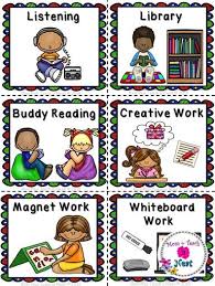 Literacy Station Pocket Chart Labels Literacy Stations