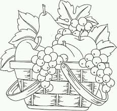 Pin By Milica Mitrovic On Colouring Pages Fruit Coloring Pages Basket Drawing Coloring Pages