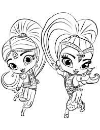 Shimmer And Shine Coloring Page Spiderman Coloring Cool Coloring Pages Coloring Pictures
