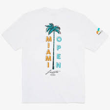 Матч пройдет 19 июня, начало — в 15:00 мск. Lacoste Miami Open Spine Tattoo Graphic Men S Tennis Tee White