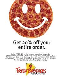 Oh Yeah Looks Like Its Freshbrothers For Dinner Tonight With 20 Off Winning Grubhub Postmates Dinner Tonight