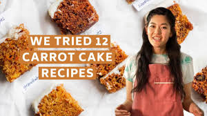 Spoon batter into prepared pans. We Tried 12 Different Carrot Cake Recipes The Pancake Princess Youtube