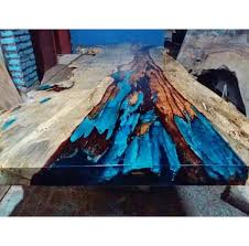 Stunning Live Edge Resin Wood Dining Table One Of A Kind Table 2 Of 2 Unique Dining Tables Wood Resin Table Wood Dining Table