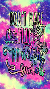 Flip The Witch Switch Galaxy Iphone Android Wallpaper I Created For The App Cocoppa Cocoppa Iphone Pink Glitter Wallpaper Galaxy Wallpaper Glitter Wallpaper