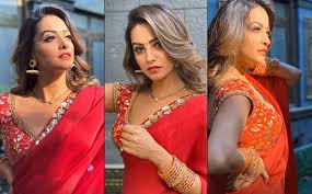 The baby boy was born in february. Anita Hassanandani S Red Saree Makes For A Gorgeous Reception Look This Wedding Season