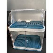Tired of the bulky and traditional dish rackstired of the bulky and traditional dish racks that take up so much space on the counter. Dish Rack With Dust Cover Large Brand New Shopee Philippines