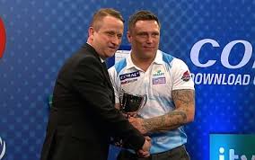 Welsh thrower gerwyn price has made a big impression since joining the pdc circuit in 2014 after winning a tour card at qualifying school. Dart Profis Gerwyn Price The Iceman Dartn De Dart News Dart Forum Dartsport Informationen Dart Wm Und Mehr