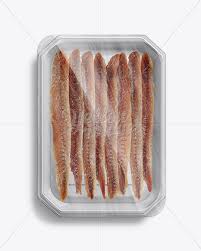 Large Plastic Tray W Anchovies Mockup In Tray Platter Mockups On Yellow Images Object Mockups