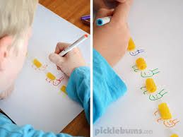 The first step is to dye spaghetti with mc cormick's neon food coloring, rubbing alcohol, and a gallon size freezer bag, or any random plastic bag (affiliate links for your convenience). Pasta Drawing Prompts Picklebums