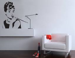 Wall Decals Eu Audrey Hepburn Wall Decals Apartment Wallpaper Home Decor