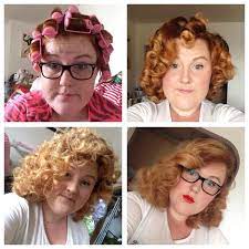 Vintage Hair Using Sponge Rollers And A Wet Set Vintage Hairstyles Rockabilly Hair Wet Set Curls