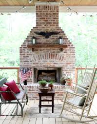 Traditional Green At Home In Arkansas Outdoor Fireplace Patio Fireplace Brick Fireplace