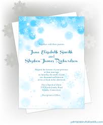 Snowflakes Winter Invitation Printable Invitation Kits Free Printable Wedding Invitations Printable Wedding Invitations Free Wedding Cards