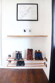 Definitely i am in love with this shelf, this is a great idea for small spaces. 8 Stylish And Elegant Diy Shoe Racks And Shelves Shelterness