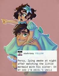 Truth Though I Don T Know Why His Sister Looks So Much Like Him When He S Suppose To Percy Jackson Funny Percy Jackson Memes Percy Jackson Books