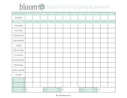 Free Printable Monthly Bill Tracking From Bloom Daily Planners Free 8 5 X 11 Pdf Printables Budget Template Printable Marketing Calendar Template