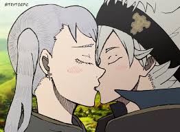 Asta X Noelle Kiss Black Clover By Trytoepic On Deviantart Black Clover Anime Black Clover Manga Clover Asta and yuno were abandoned together at the same church and have been inseparable since. asta x noelle kiss black clover by