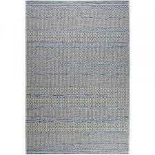 Blauer naturteppich aus 100% wolle. Teppich Stitch Creamdenim Blue 150 X 230 Knutzen Wohnen
