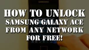 You may need to root your device or . Unlock Samsung Galaxy Ace Gt S5830 From Any Network Fo Free English Youtube