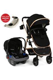 yoyko city seyahat sistem bebek arabasi 3 in 1 siyah rose fiyati yorumlari trendyol