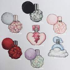 Thank u, next by ariana grande is ariana grande's sixth fragrance. Here S A Drawing Of Arianagrande S Fragrances I Hope You Like It Which One Is Your Favourite Insp Ariana Grande Perfume Ariana Grande Ariana Perfume