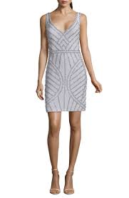 Free Shipping And Returns On Xscape Art Deco Beaded Cocktail Dress At Nordstrom Com P Old Hollywood Beaded Cocktail Dress Trendy Cocktail Dresses Deco Beads