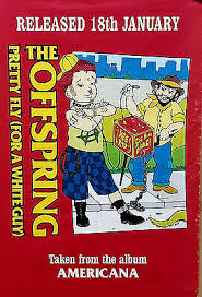 3:00 128 кбит/с 2.7 мб. The Offspring 1998 Rare Frank Kozik Fly Guy Original Promo Poster Ebay