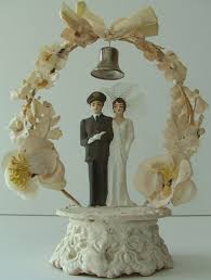 Rare 1940 Military Vintage Army Wedding Cake Topper Chalk Ware Food Product A Vintage Cake Toppers Wedding Cake Toppers Bridal Cake Topper