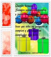 ¿qué es un cumpleaños hermana? Frases De Feliz Cumpleanos Para Mi Hermanita Saludos De Feliz Cumpleanos Querida Hermanita