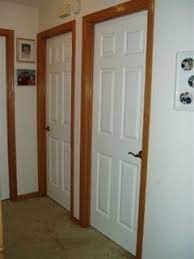 Don't forget to give a light rub with fine grit scratch between coats. White Doors Natural Oak Trim Can I Do It